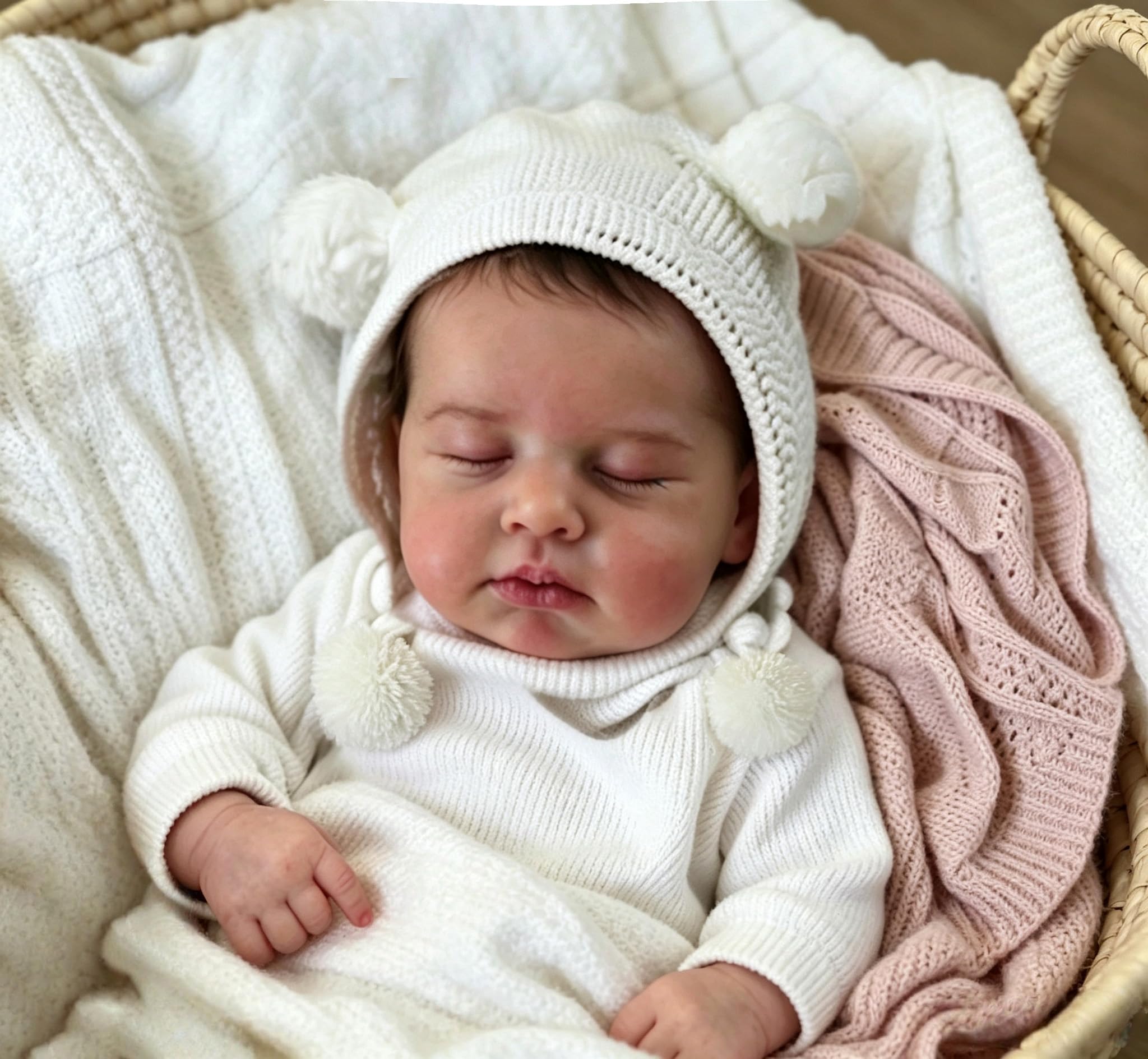 Zero Pam Bebe Reborn Fille Corps Complet 50CM Poupées Reborn Fille