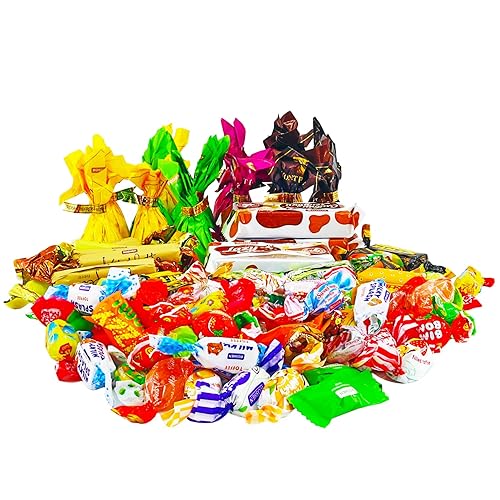 Bolsa de regalo Sweet Candy Mix Mezcla de dulces ucranianos Surtido de chocolate y caramelo mezcla de dulces de Roshen confitería Variedad de