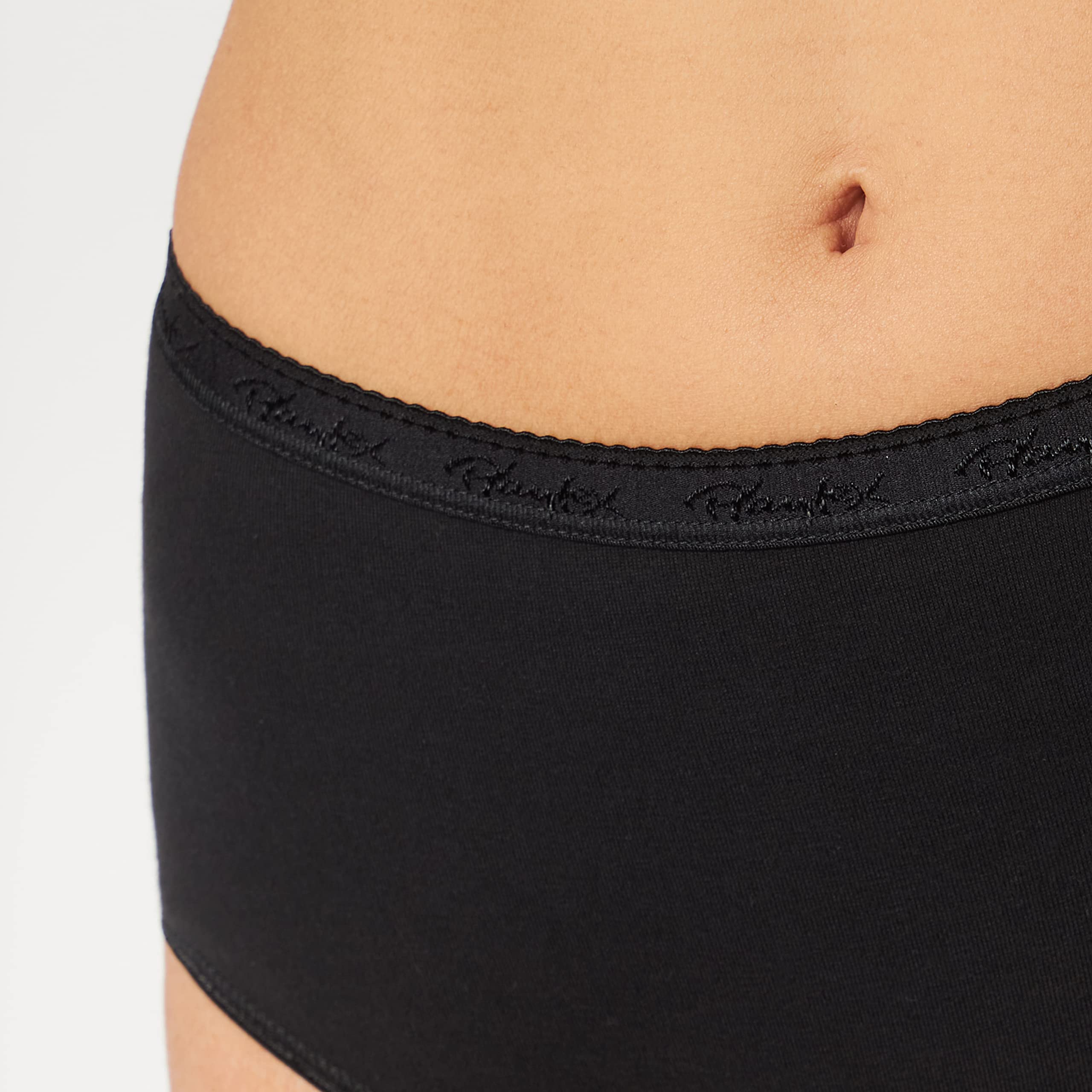 Playtex Pack Bragas Midi de Algodón orgánico Mujer x4
