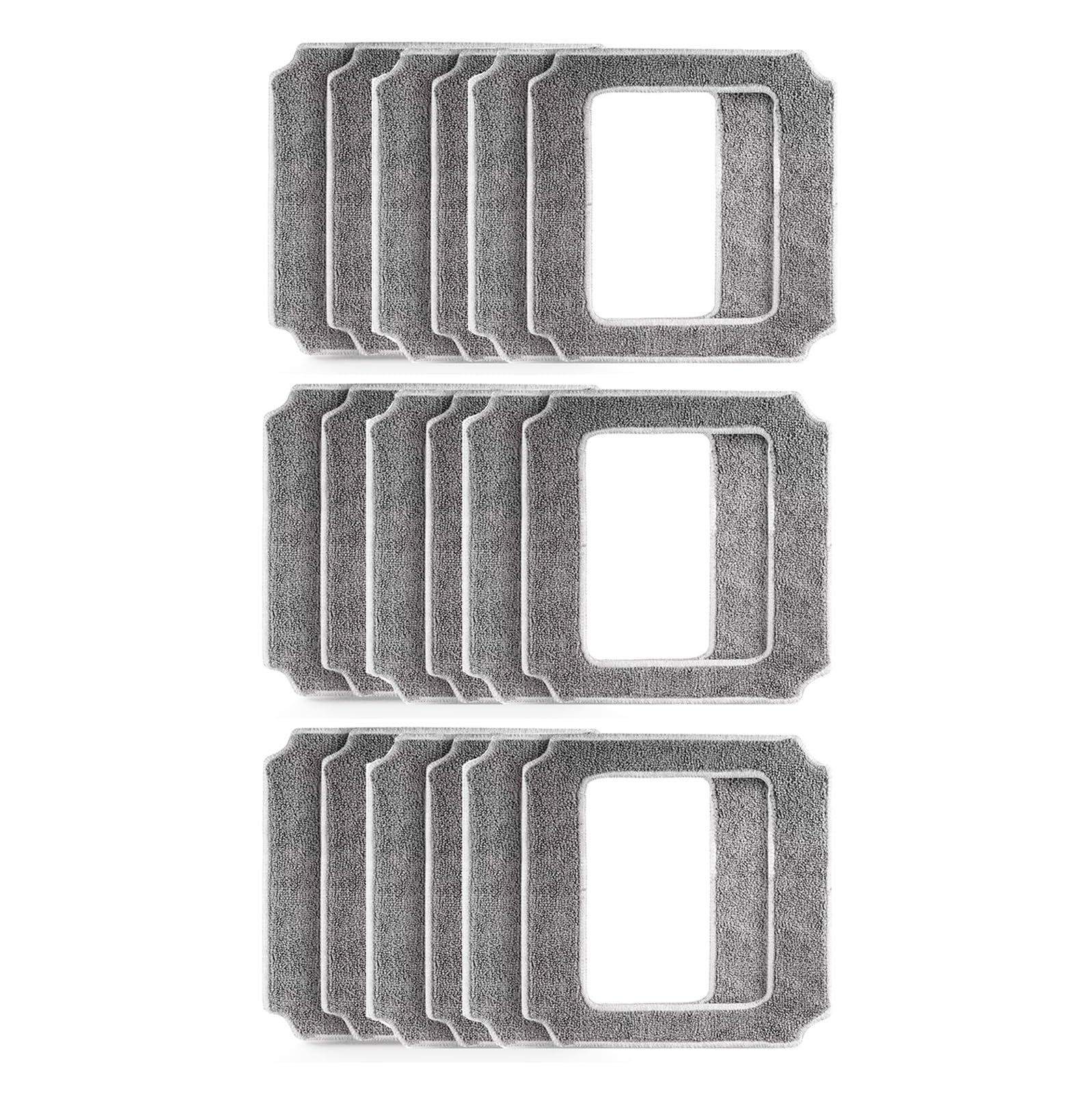 Fensterreiniger-Roboter-Reinigungswischtuch, Kompatibel Mit ABIR, WD8, Wiederverwendbare Waschbare Lappen for Waschen Von Fensterglas, 6/12/18 Stück Tuch(18pcs)