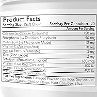Vista 3 de Vitaminas para perros lactantes para apoyar la lactancia y la recuperación posnatal, promover la calidad de la leche y cachorros saludables