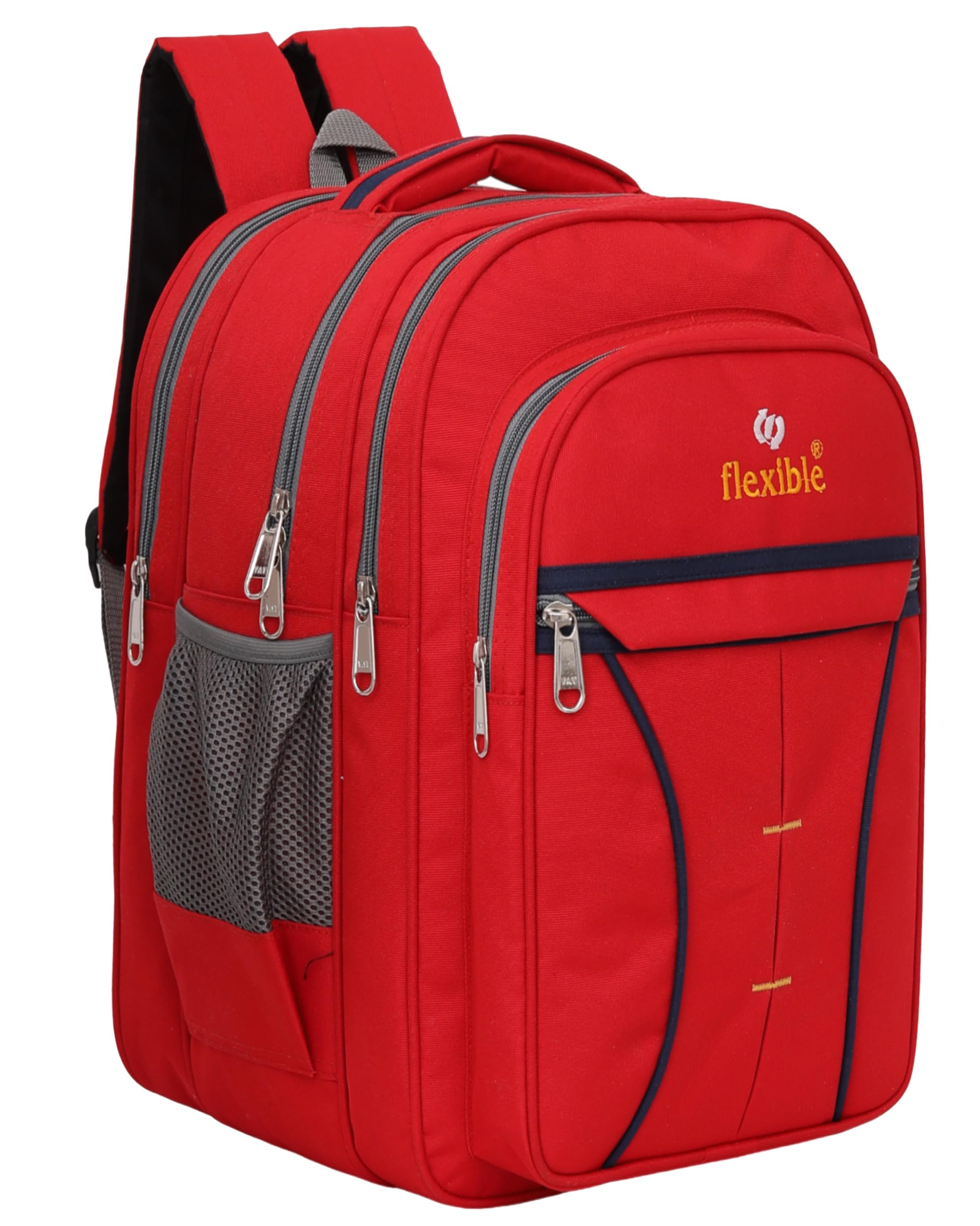 Flexible bags 60L Large School Bag For 5Th To 10Th Class, College Bag, Tution Bag Waterproof For Both Boys And Girls | Navy Blue |