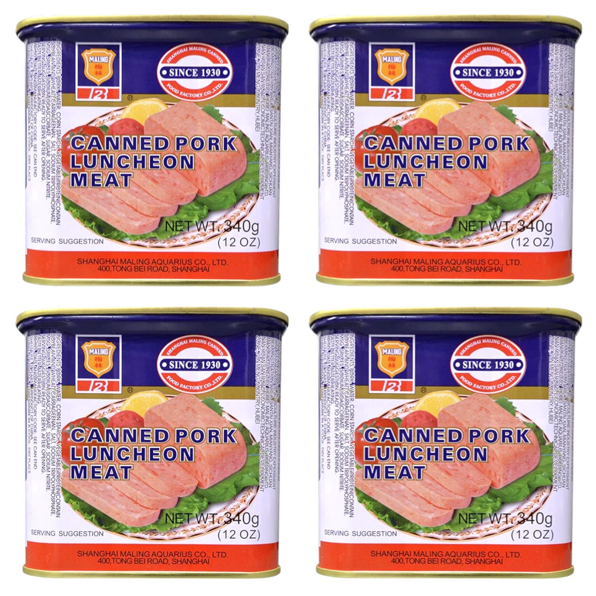 Amazon.co.jp: MALING LUNCHEON MEAT 340g - マリン ランチョンミート