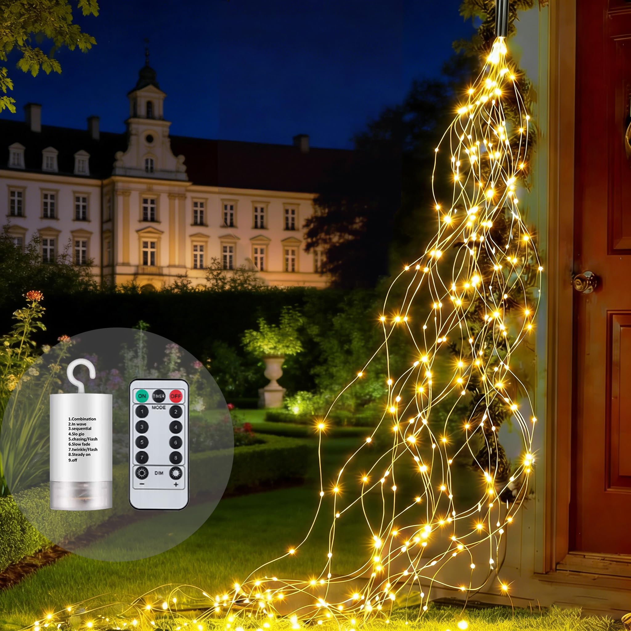 Yomistar Light Tail 1 m 100 LED Light Bundle with Battery