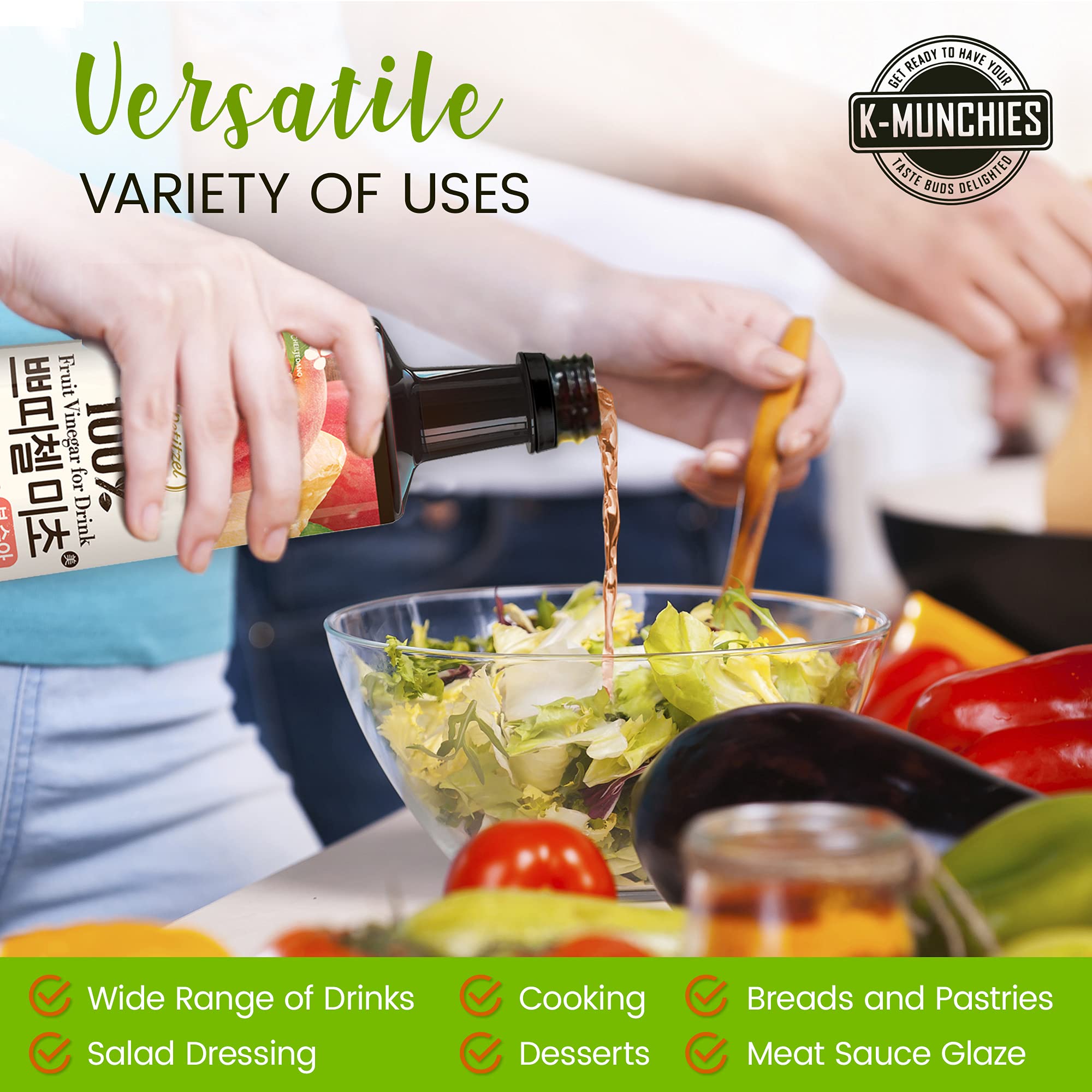 KMunchies CJ Petitzel Fruit Vinegar Drink 2 X 900 mL