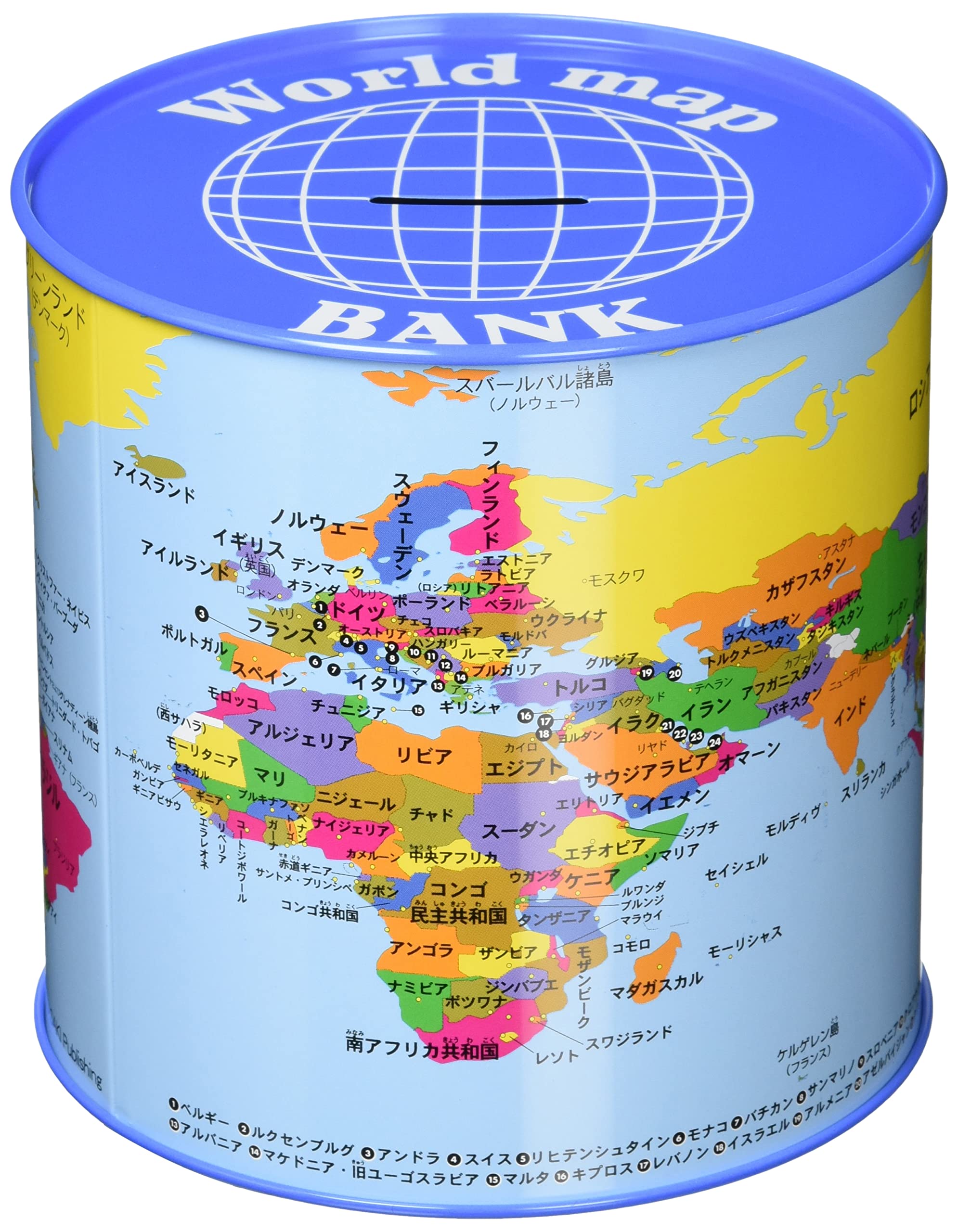 Amazon | 世界地図BANK | 貯金箱 | おもちゃ