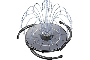 AISITIN Solar Fountain Pump for Bird Bath: Elevate Your Garden's Allure