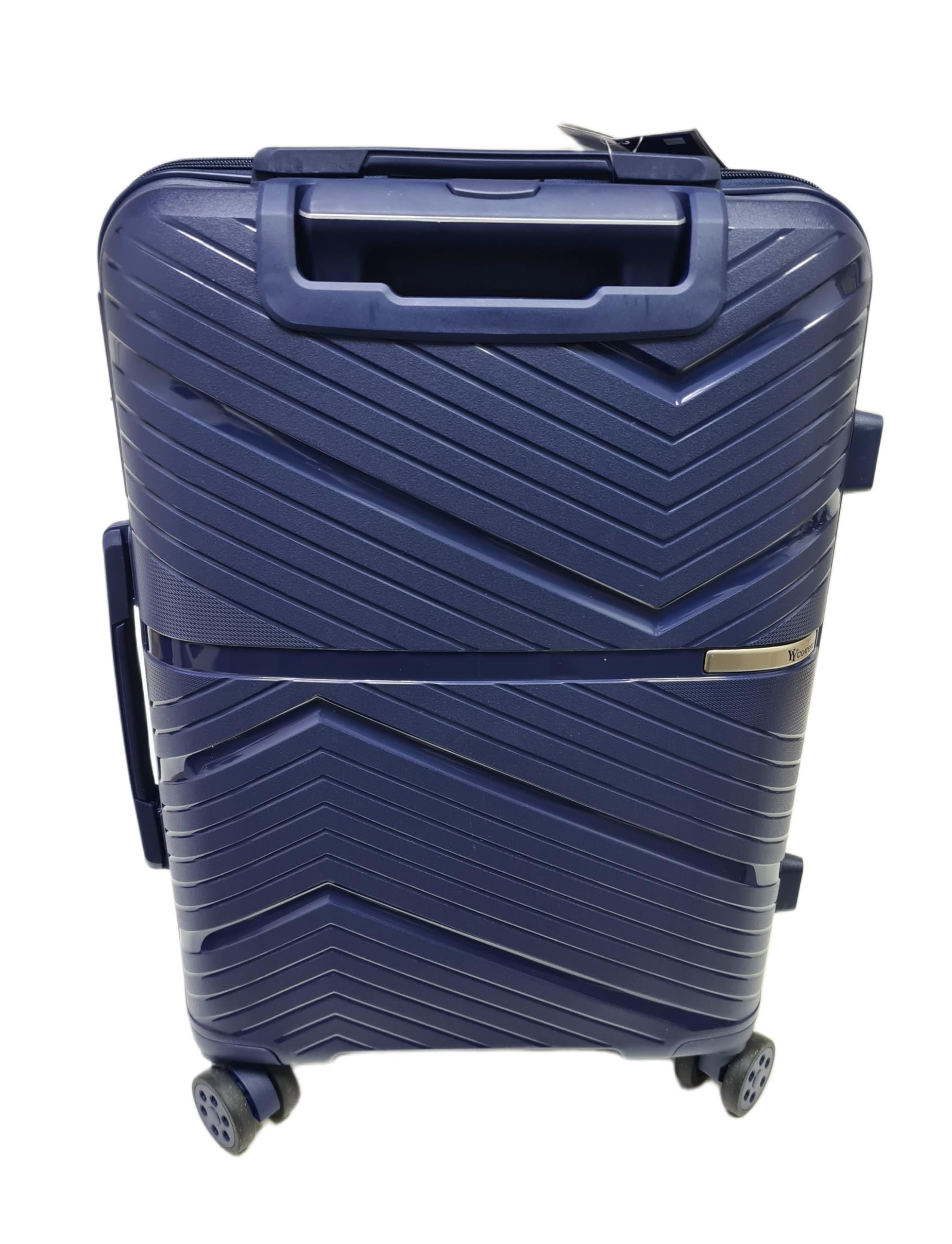 COVERI COLLECTION Trolley Enrico Coveri Bagaglio a Mano 55x39x20 cm 8 Ruote Rigido Espandibile Ryanair EasyJet Blu