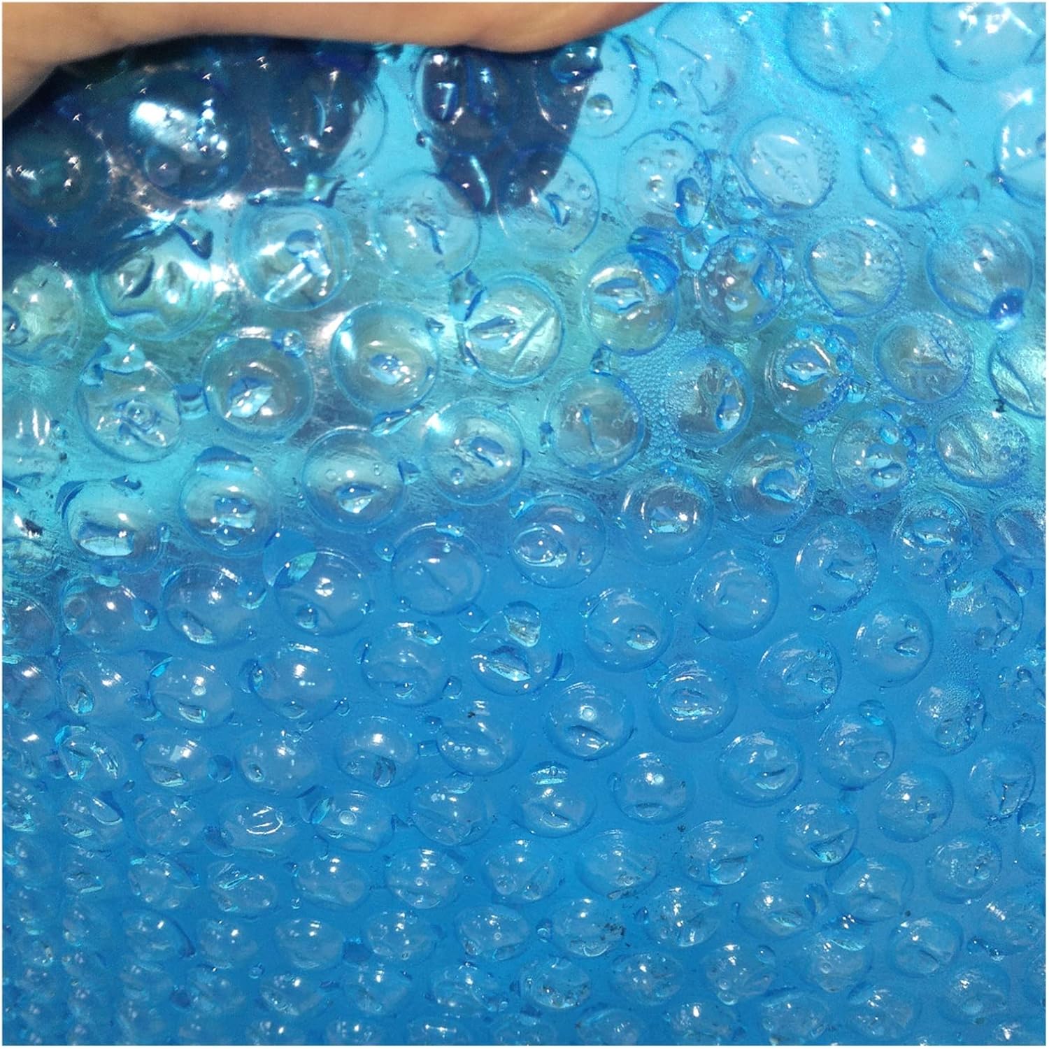 Amazon.co.jp プール カバー ソーラープールカバー、ブルー16ミル長方形プール保温ソーラーブランケットカバー、地上および地上