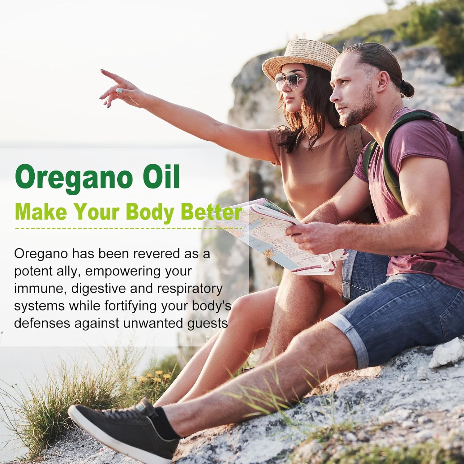 Nature's live Oil of Oregano with Black Seed Oil, 2 in 1 Oregano Supplement for Immune Health, Retains High Concentrated Carvacrol & Thymoquinone, Non-GMO, 60 Softgels, 2 Pack - Image 7