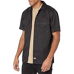 Dickies mens Flex Relaxed Fit Short Sleeve Work Shirt