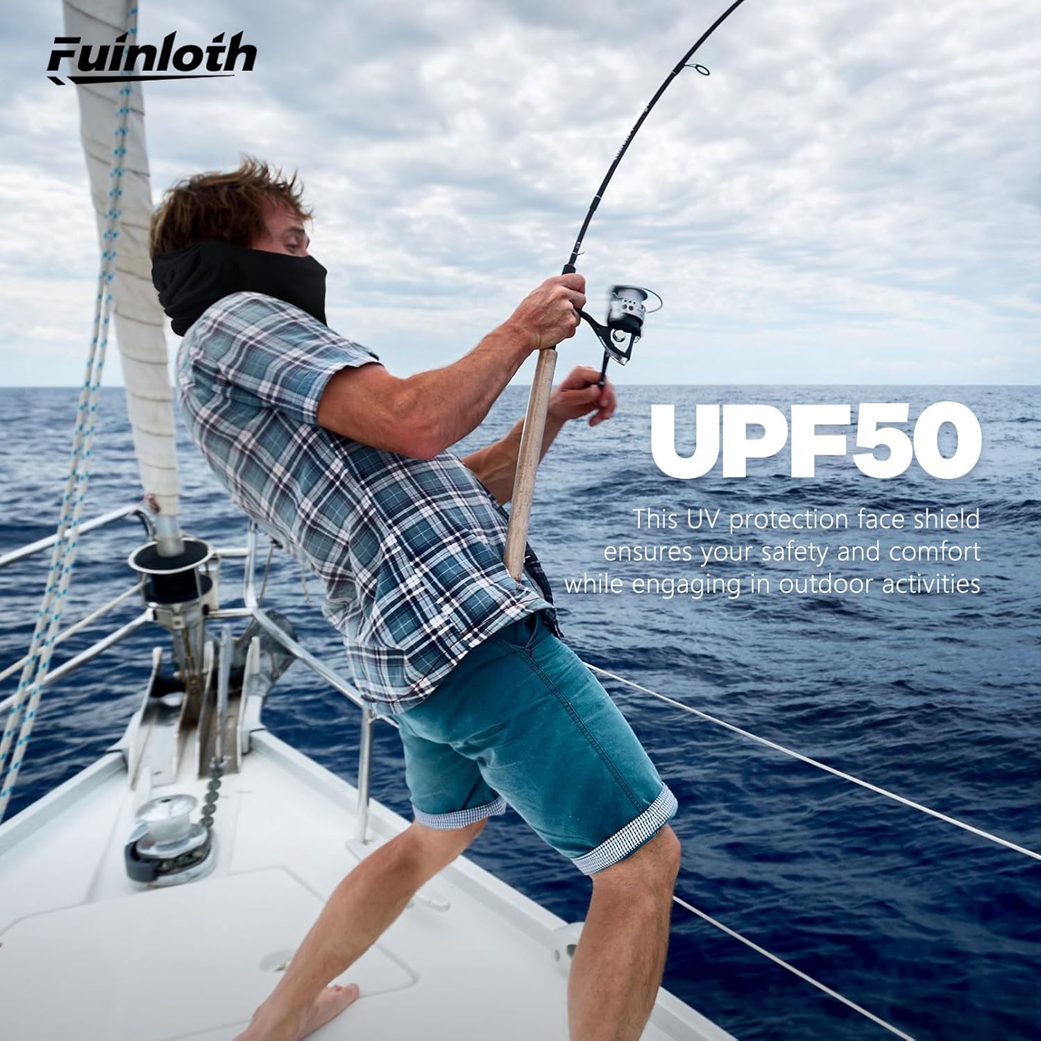 Fuinloth Balaclava Ski Mask, Motorcycle Cold Winter Scarf Windproof Warmth Neck Gaiter for Men/Women - Image 4