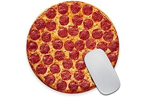 I Love Pizza Circle Mouse Pad