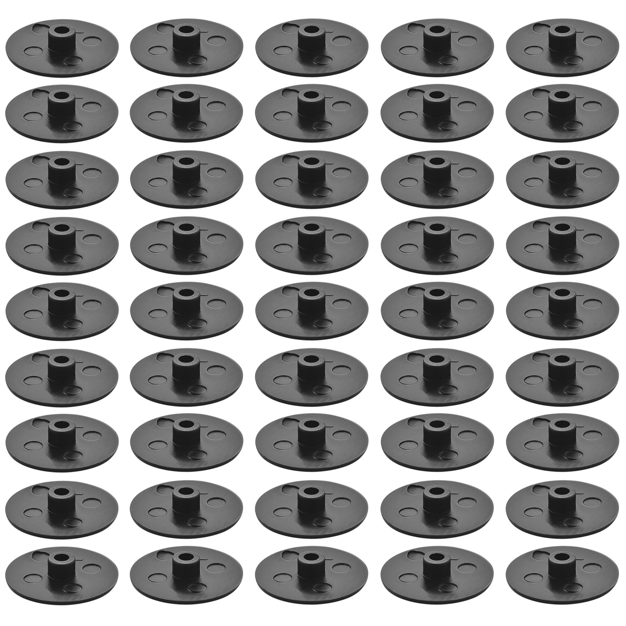 cyclingcolors 20x Cover Caps Screw Caps Hexagon Socket SW 4 Screws Cylinder Screws Protective Caps Plastic Black
