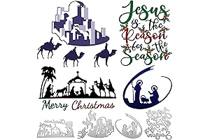 Jinei Nativity Die Cut: Crafting the Christmas Spirit with Precision