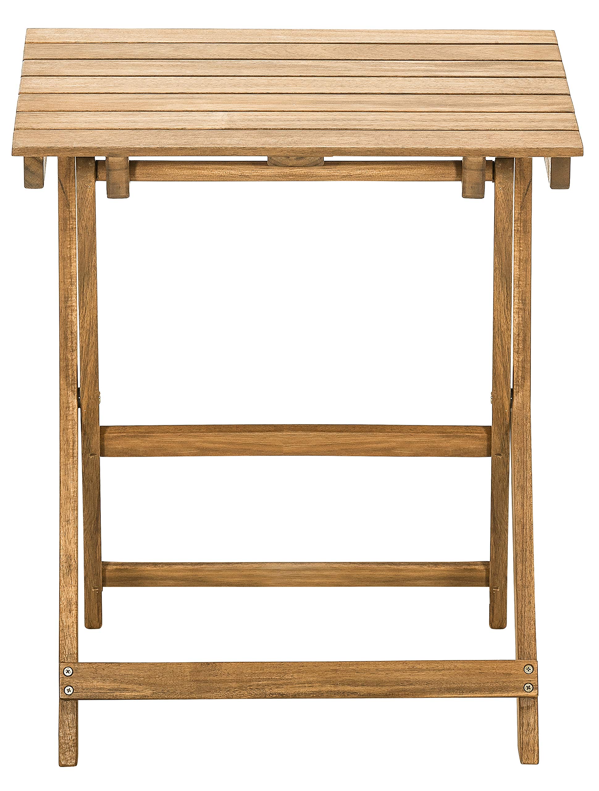 Dehner Klapptisch Macao, ca. 60 x 50 x 36 cm, aus FSC® - zertifiziertem Akazienholz, geölt, natur