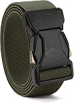 CHAOREN Ceinture tactique Hommes - 1.5" Ceinture d'hommes militaires étreints en nylon - Déblocage rapide pour travail lourd