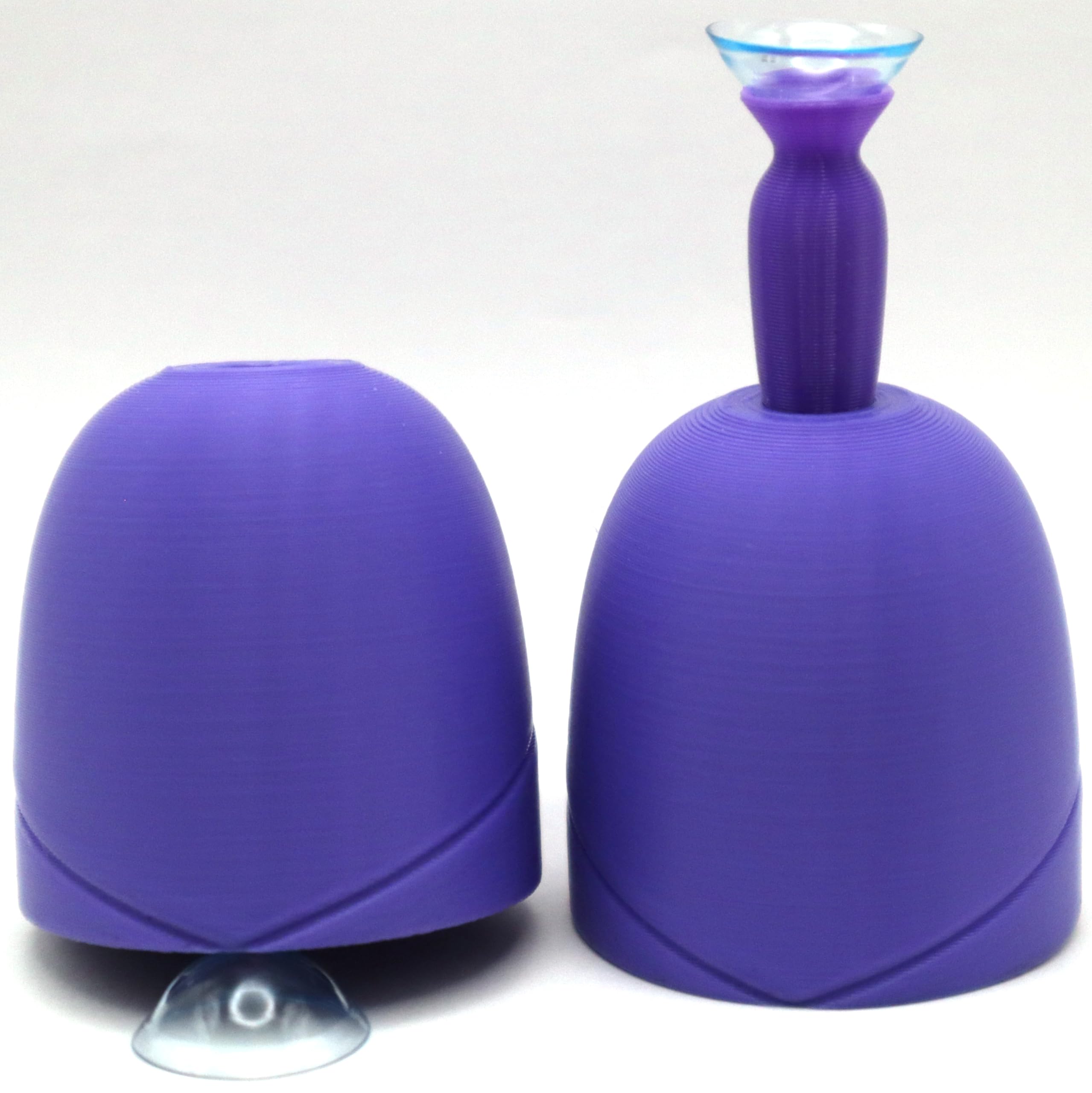 2 Pack Custom Contact Lens Dome Dock for Large Custom &amp; Specialty Contact Lenses. Spill Less Saline Solution When Using Your Custom Contact &amp; Specialty Lenses. (Purple)