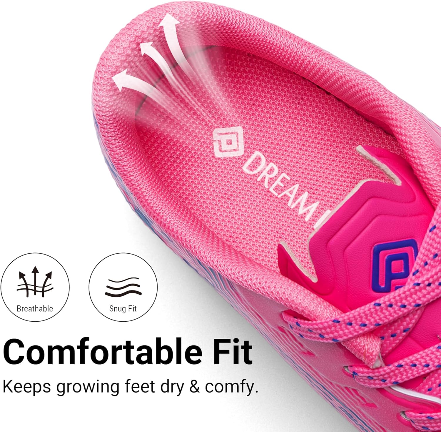 DREAM PAIRS Boys Girls FG AG Soccer Cleats High-Speed Anti-Twist Lightweight Football Shoes - Image 6