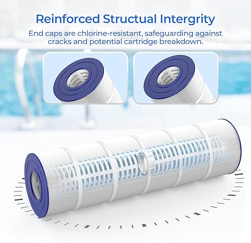Miniatura 6 de Paquete de 4 cartuchos de filtro de piscina CCP520, compatibles con Pentair Clean & Clear Plus 520, 160332, R173578, 178585, Pleatco PCC130,