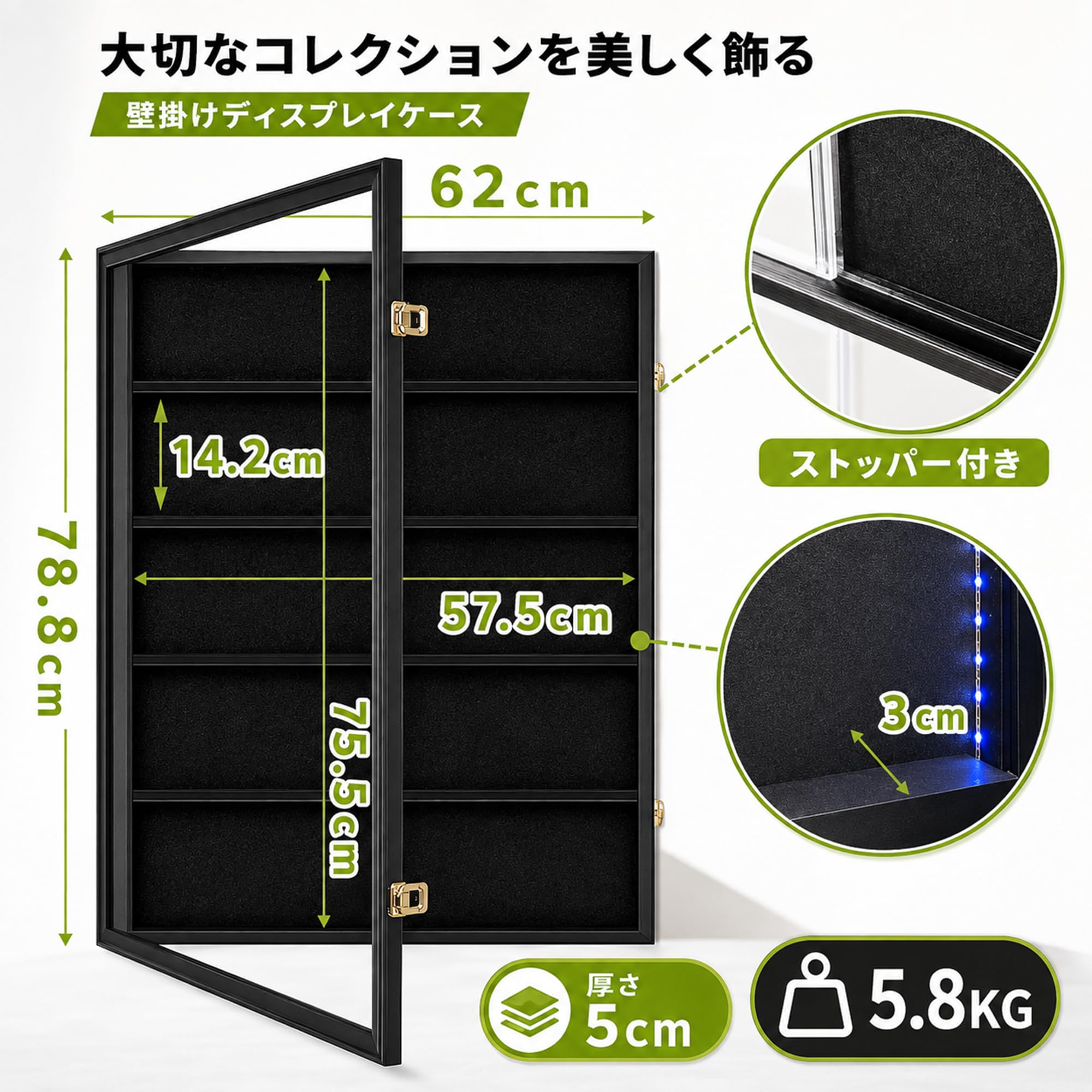 Fit&Fact トレカ ディスプレイケース 壁掛け 鍵付き Amazon.co.jp: Fit&Fact トレカ ディスプレイケース 壁掛け 鍵付き
