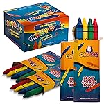 Bedwina Bulk Crayons - 288 Crayons - (Case of 72 4-Packs) Premium Coloring Colors for Kids and Toddlers, Non-Toxic, for Party Favors, Restaurants, Prizes, Goody Bags, Stocking Stuffers