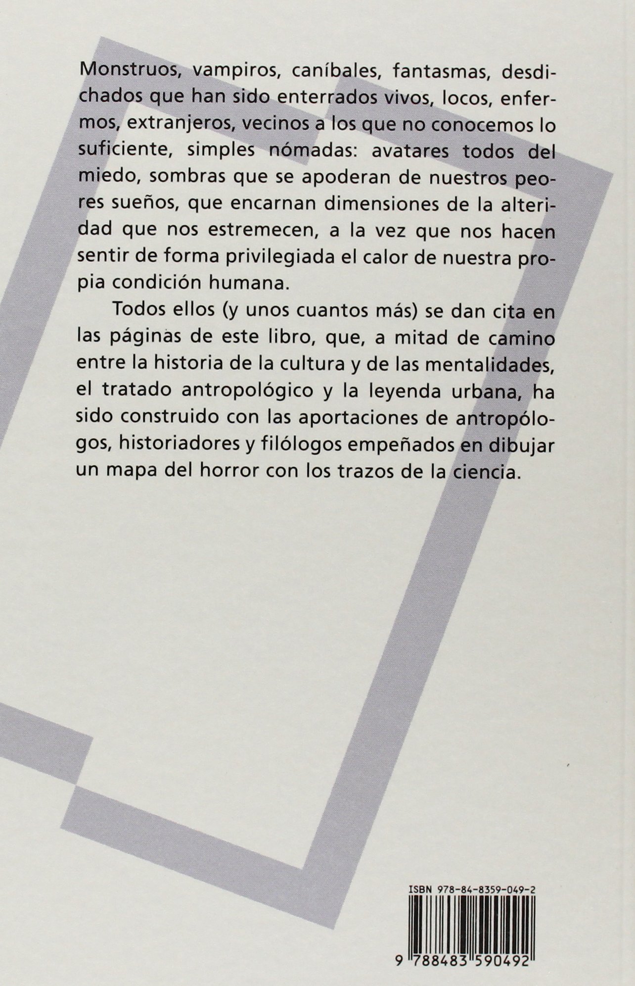 Antropologías del miedo (Ensayo)
