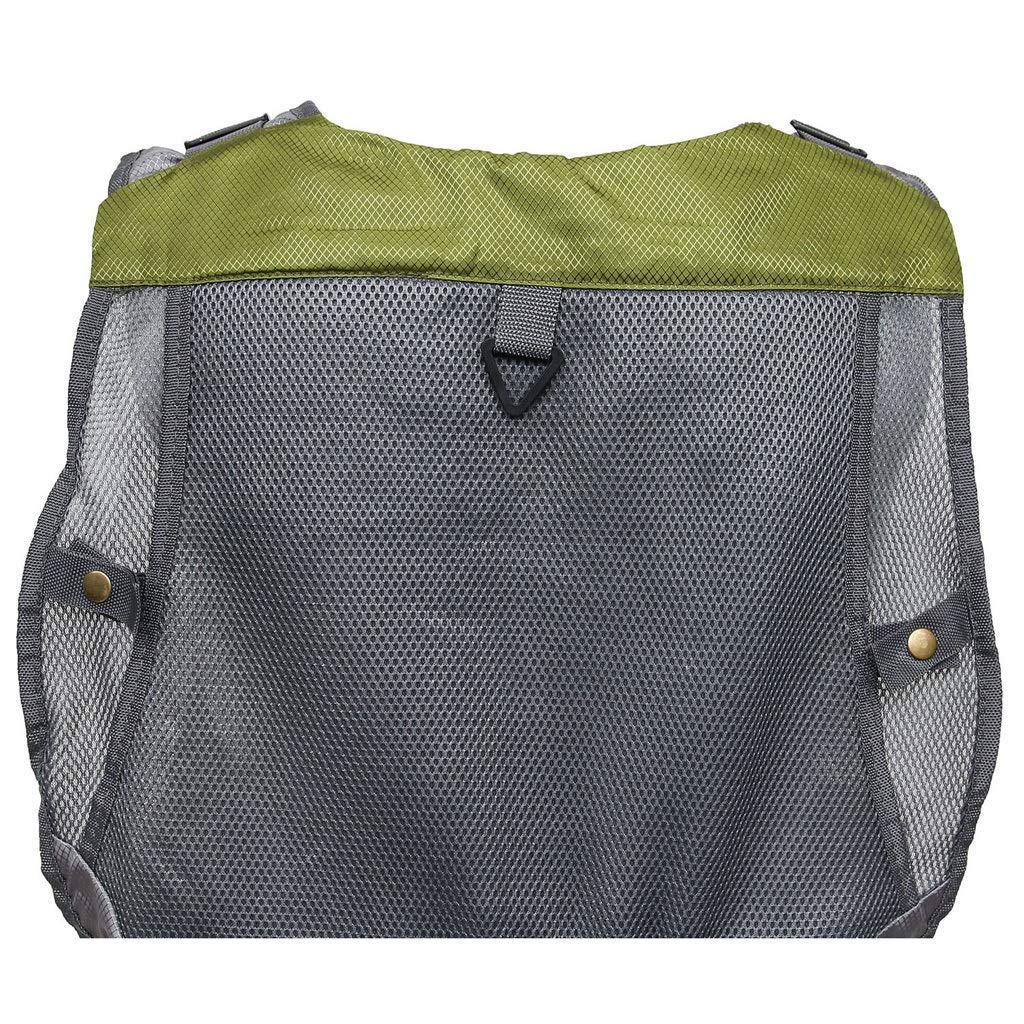HUIOP Gilet de pêche, Gilet de photographie de pêche en maille Multi-Poches à séchage rapide