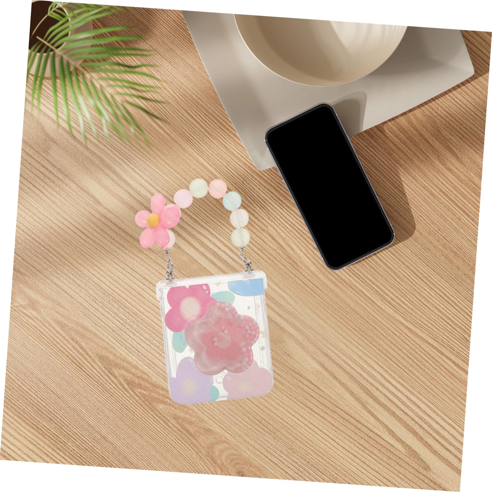 Funda Plegable para Móvil Soporte De Purpurina Compatible Flip Protección Anticaídas Diseño Estético para Ver Vídeos