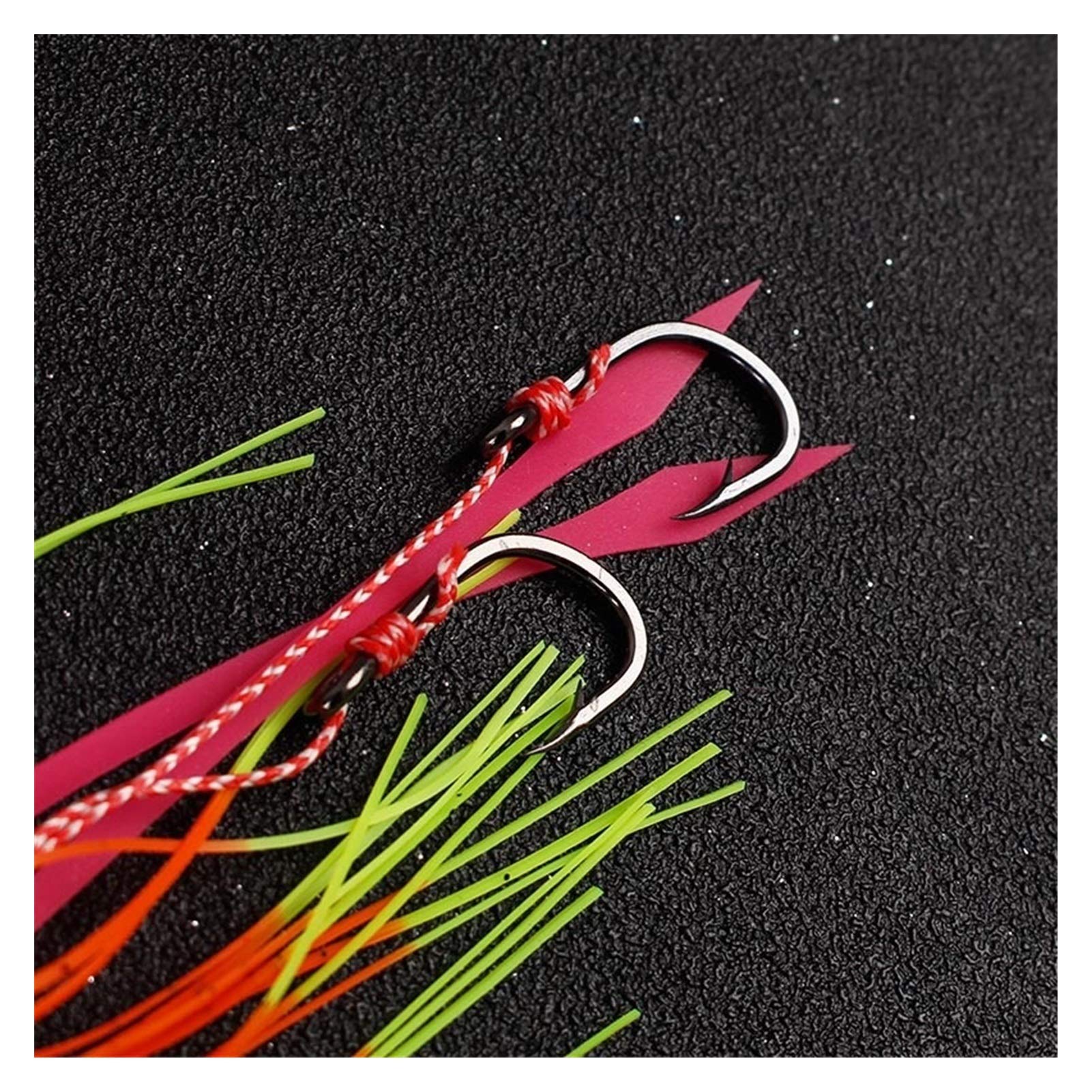 60g 100g 120g 150g 200g Curseur gabarit Attractif Caoutchouc Rouge vivaneau pêche en mer appât Bateau
