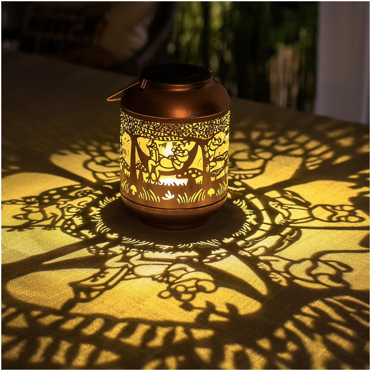 Frog Solar Lanterns Outdoor Waterproof,Hanging Solar Lights Frog Gifts for Women Men Metal LED Decorative Light for Yard,Patio,Lawn,Tabletop,Pathway,Landscape,Garden Decor — image 1