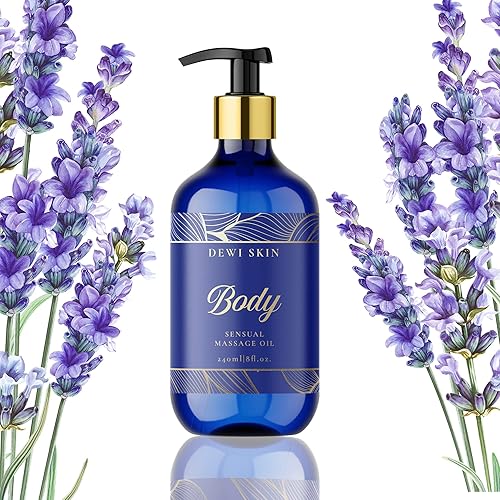 Miniatura 1 de Aceite de masaje  Elixir prémium con almendra dulce, argán, jojoba, vitamina E y aceite esencial de lavanda orgánica, aromaterapia para un sueño