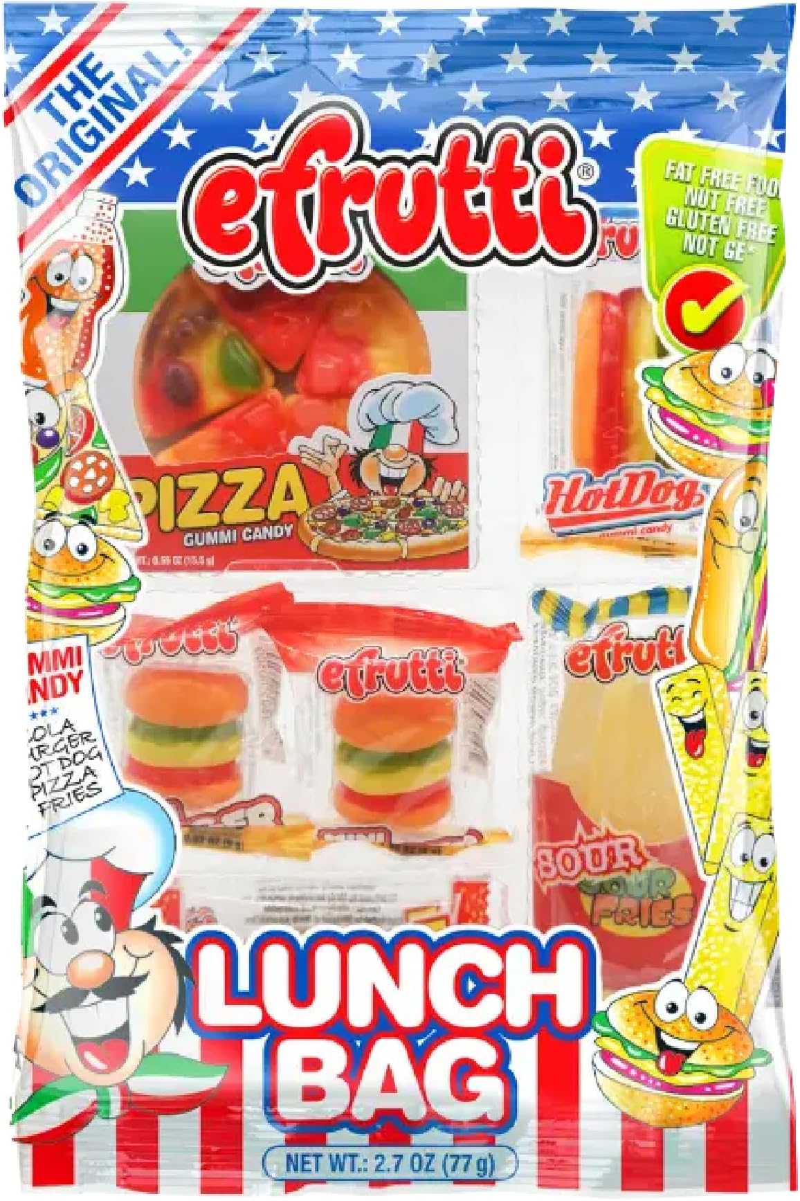 E-Frutti Gummi Candy Lunch Bag 2.7 oz The Original