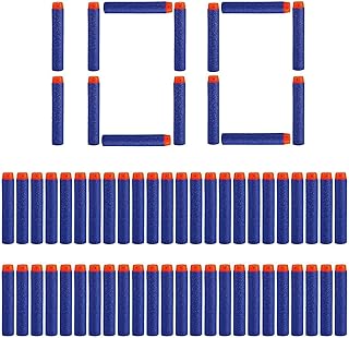 Mumoo Bear7.2Cm Refill Foam Bullet Darts For Nerf N-Strike Elite Series Blasters Kid Toy Gun (100Pcs Blue)