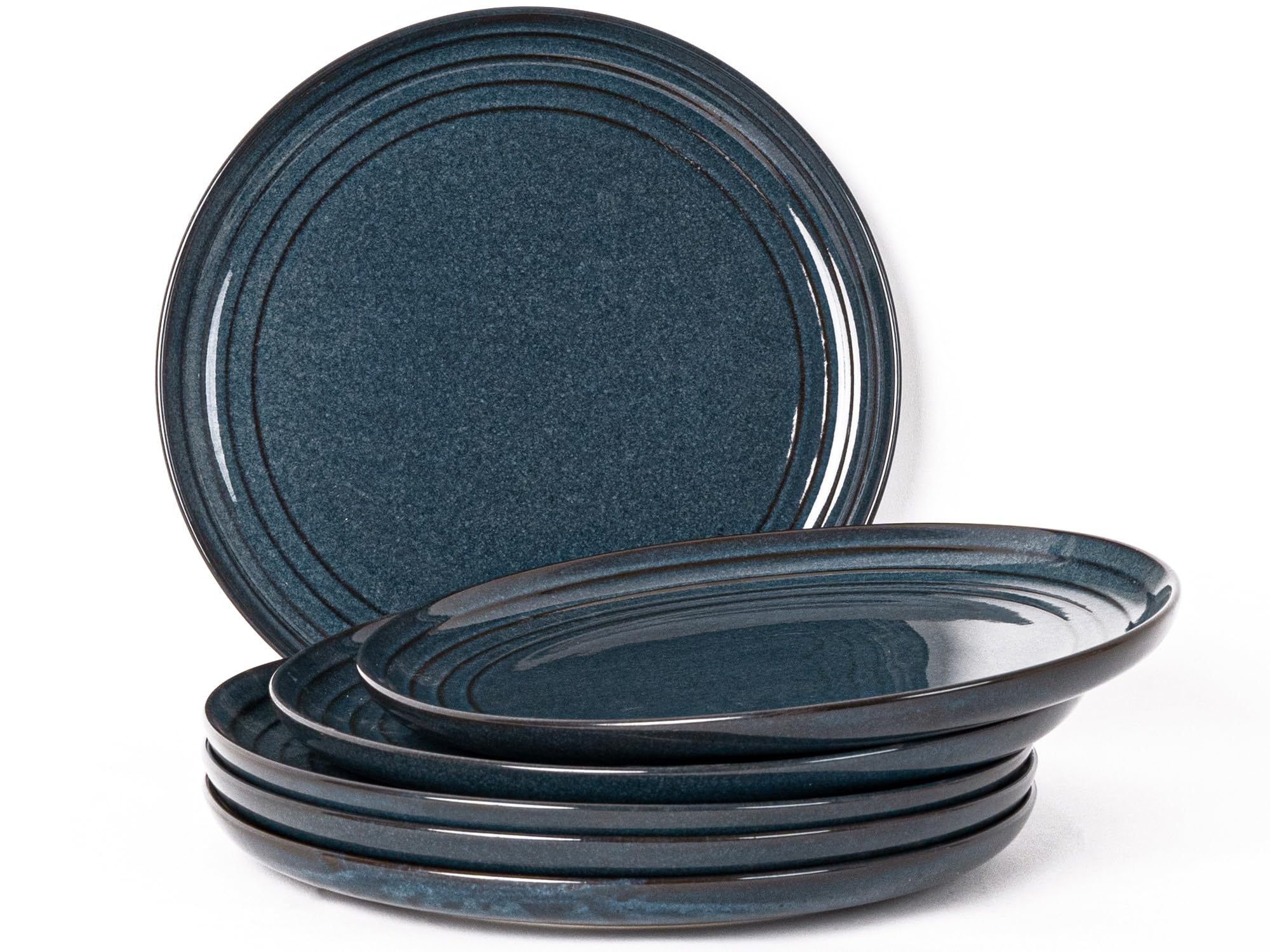 Bodhi House Arctic Blue Dinner Plates - Set of 4 -15