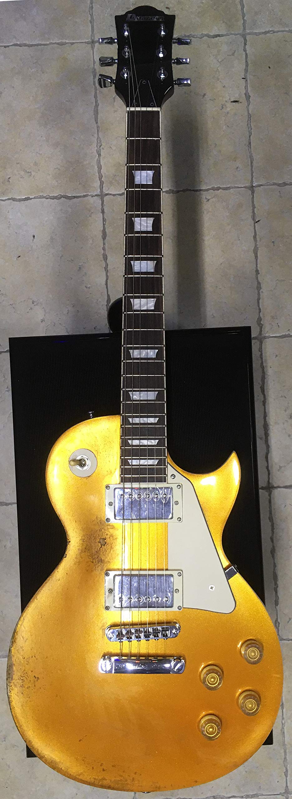 Chitarra elettrica stile Les Paul goldtop Dimavery LP-800 - versione RELIC - VALUTO SCAMBI/PERMUTA, POSSIBILITA' DI RESO