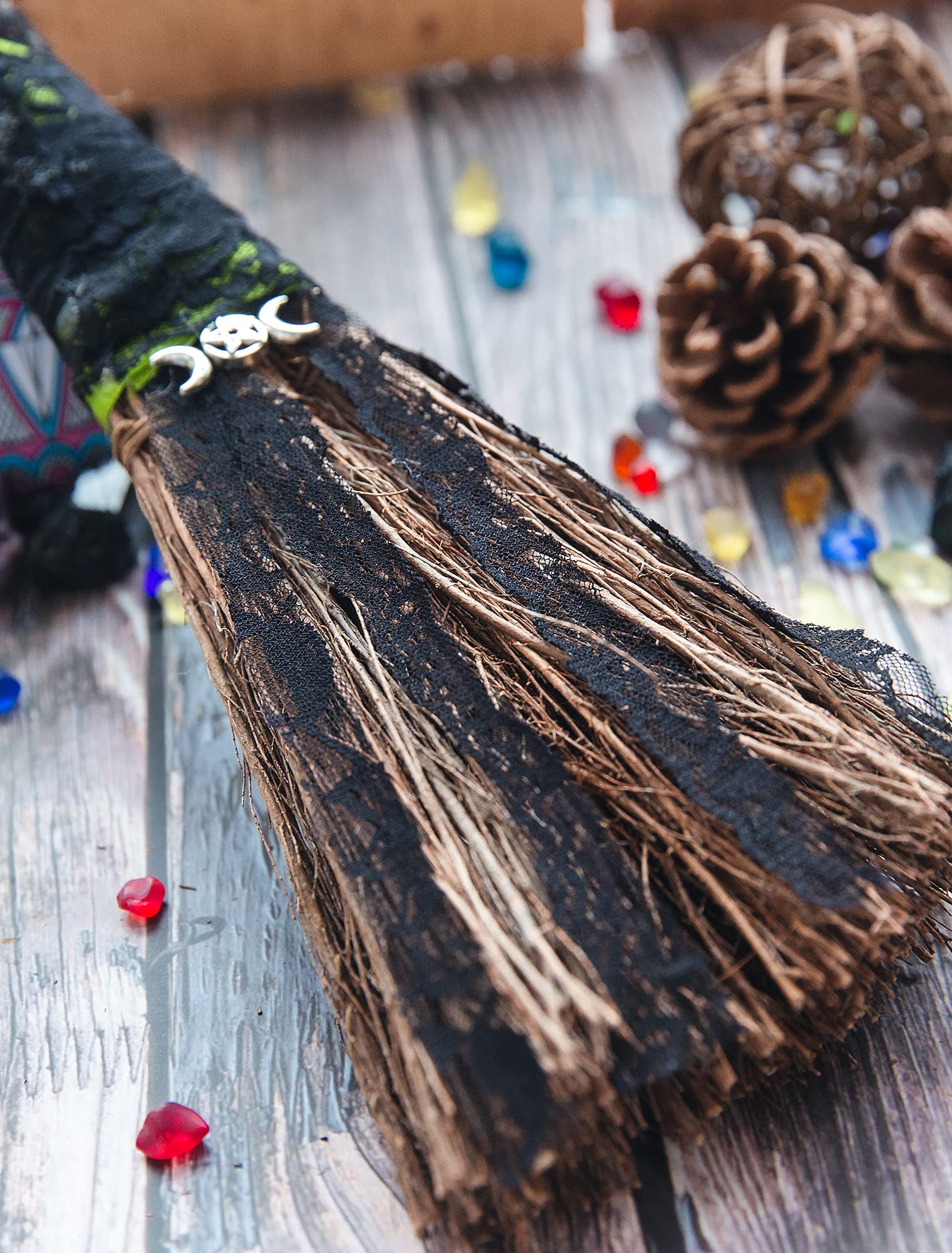 Wiccan wedding broom | Beachweddingtips.com