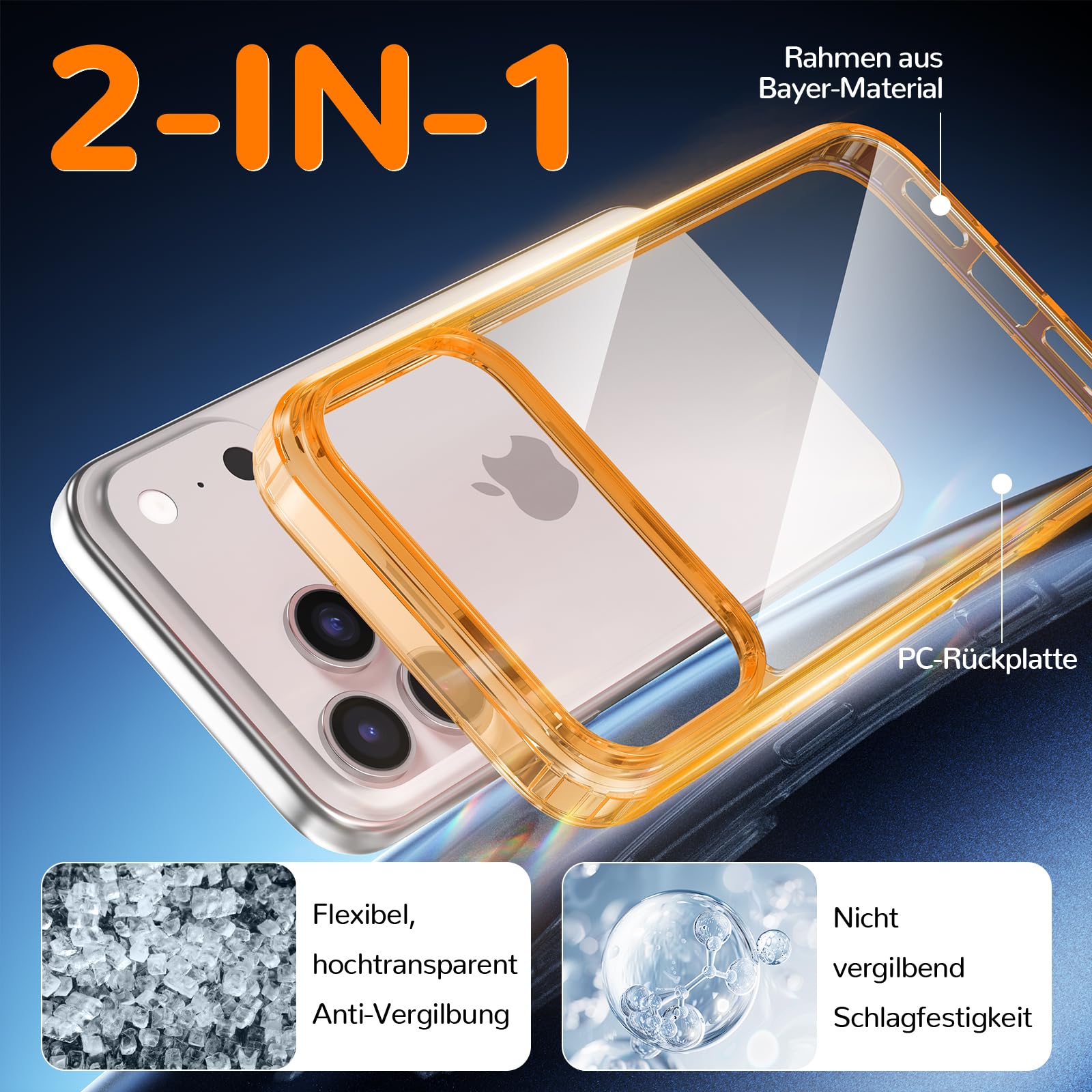 Clear Case for iPhone 15, Ultra Thin, Shockproof TPU Cover, Anti-Yellowing, Crystal Clear, Phone Case for Apple iPhone 15 - Clear — view 226