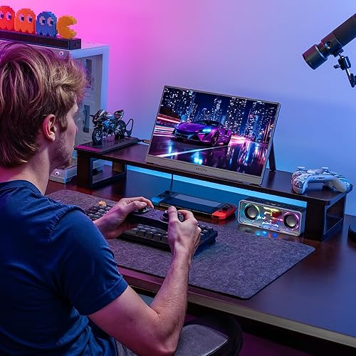 Miniatura 7 de ARZOPA  Monitor portátil 16.1 pulgadas 2.5 K 180 Hz, 2560 x 1440 QHD, 107% sRGB, soporte integrado, HDR, ultradelgado, segunda pantalla para laptop,