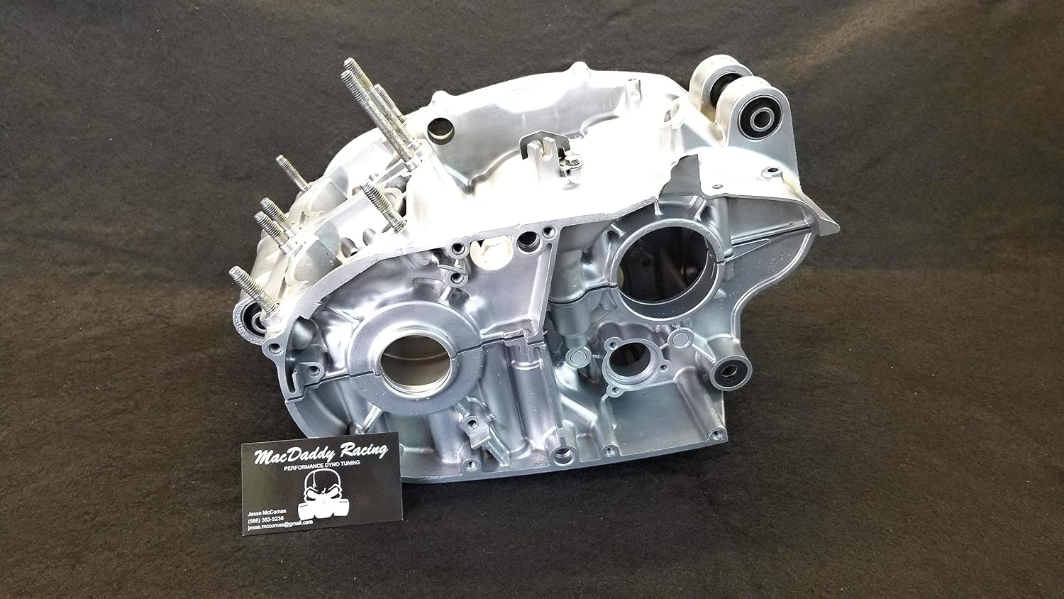 Vapor Blasting Engine Cases for Kawasaki KX65,85,125,250,450F, KFX400, KFX450R, etc.