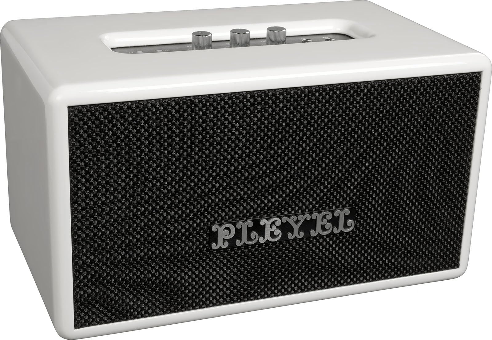 PLEYEL Imperator 250 - Enceinte sans Fil 2x50w Blanc Laqué