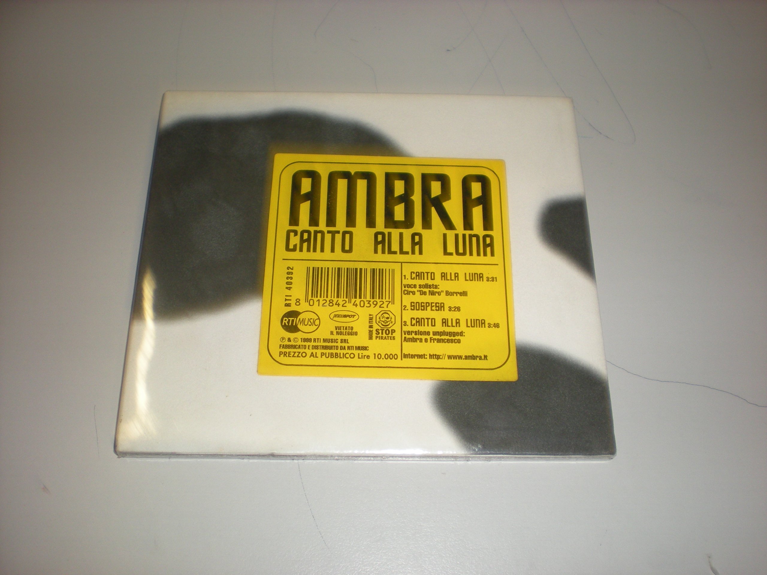 AMBRA - CANTO ALLA LUNA [CD SINGLE]