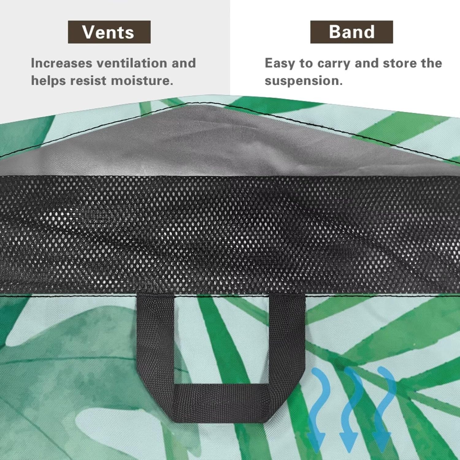 Tropical Leaves Green Pool Lounge Chaise Cover 1 Pack Weatherproof Outdoor Lounge Chaise Covers Hawaiian Patio Furniture Cover