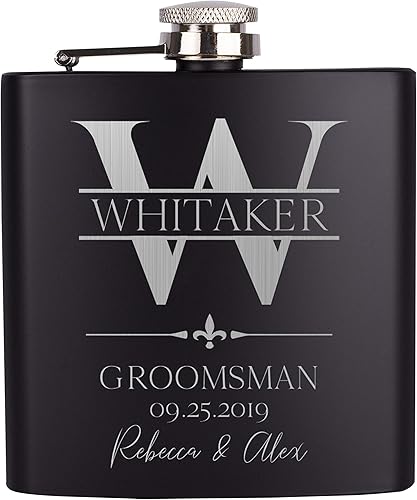 Miniatura 9 de Juego de 3, regalos de padrinos de boda personalizados para bodas, 15 diseños diferentes, 2 cajas de regalo opcionales, frasco personalizado,