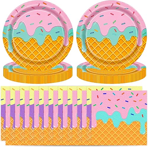 Miniatura 8 de 40 piezas de platos y servilletas de flores silvestres, suministros de fiesta, juego de vajilla desechable floral de flores silvestres para