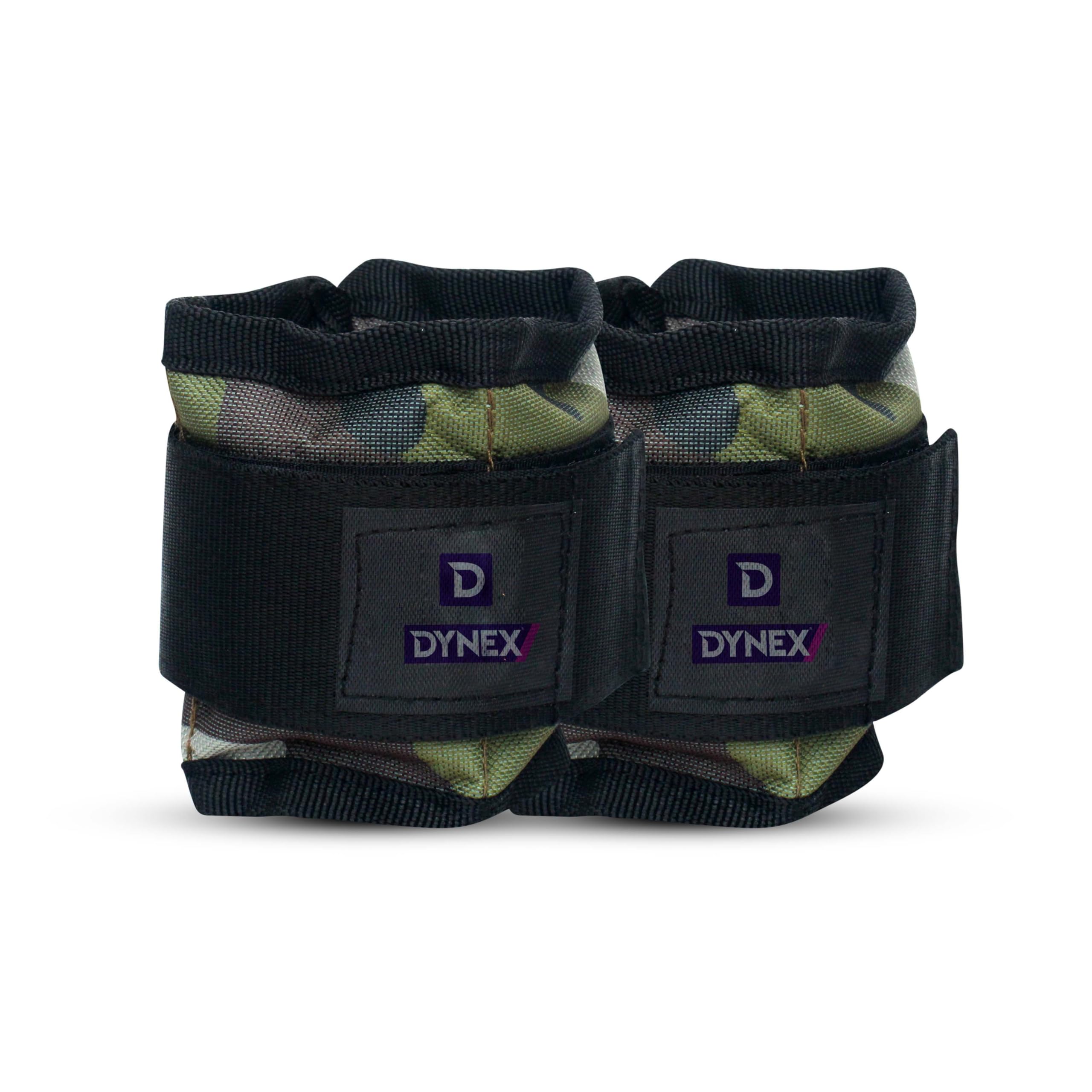 DYNEX Weight Band | Resistance Exercise | Resistance Bands | Wrist Ankle | Fitness Band | Unisex Workout Equipment Polyester Fixed Weight | Multi-Purpose (0.5 KG Pair)