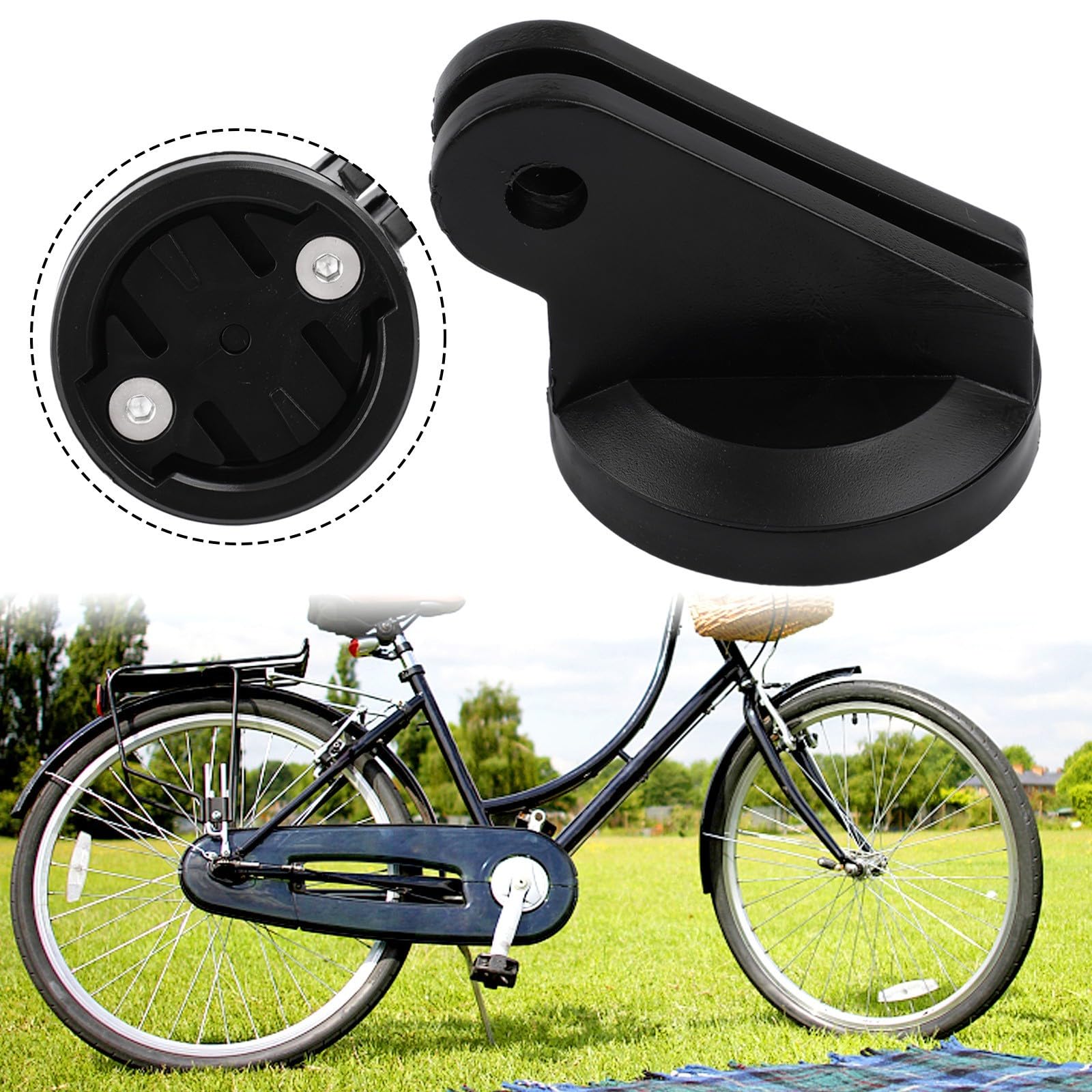 Soporte para bicicleta Garmin con compatibilidad de conexión de luz (A)