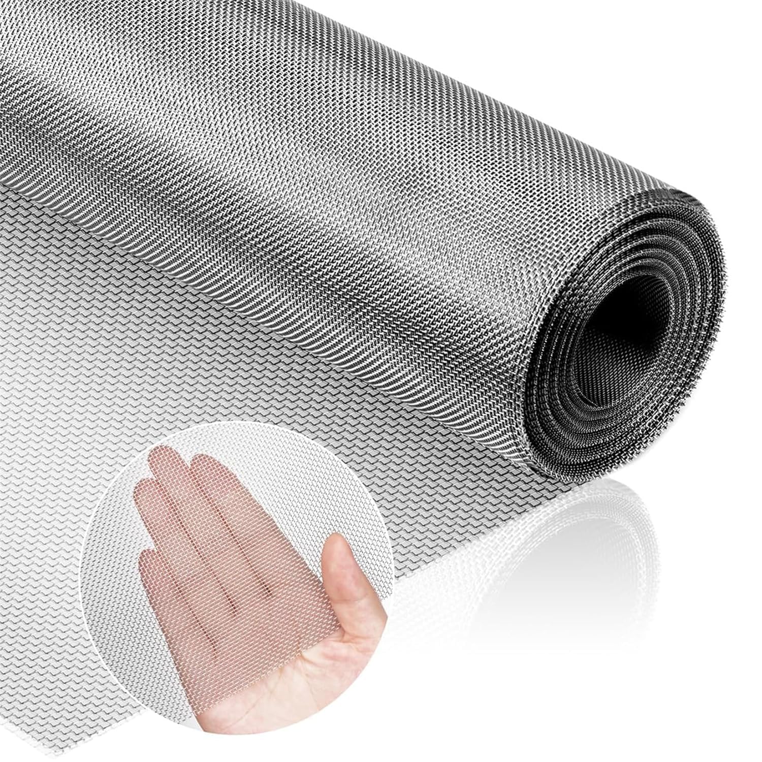 machhar Jali, Mosquito Mesh Wire Sheet, 3 Feet x 3 Metre, 15 Mesh, 0.4mm Hole, 1mm Thick, for Window Screen, Ventilation (Aluminium Wire mesh with SS Coating) (B0DGQM156K) Amazon Price History, Amazon Price Tracker