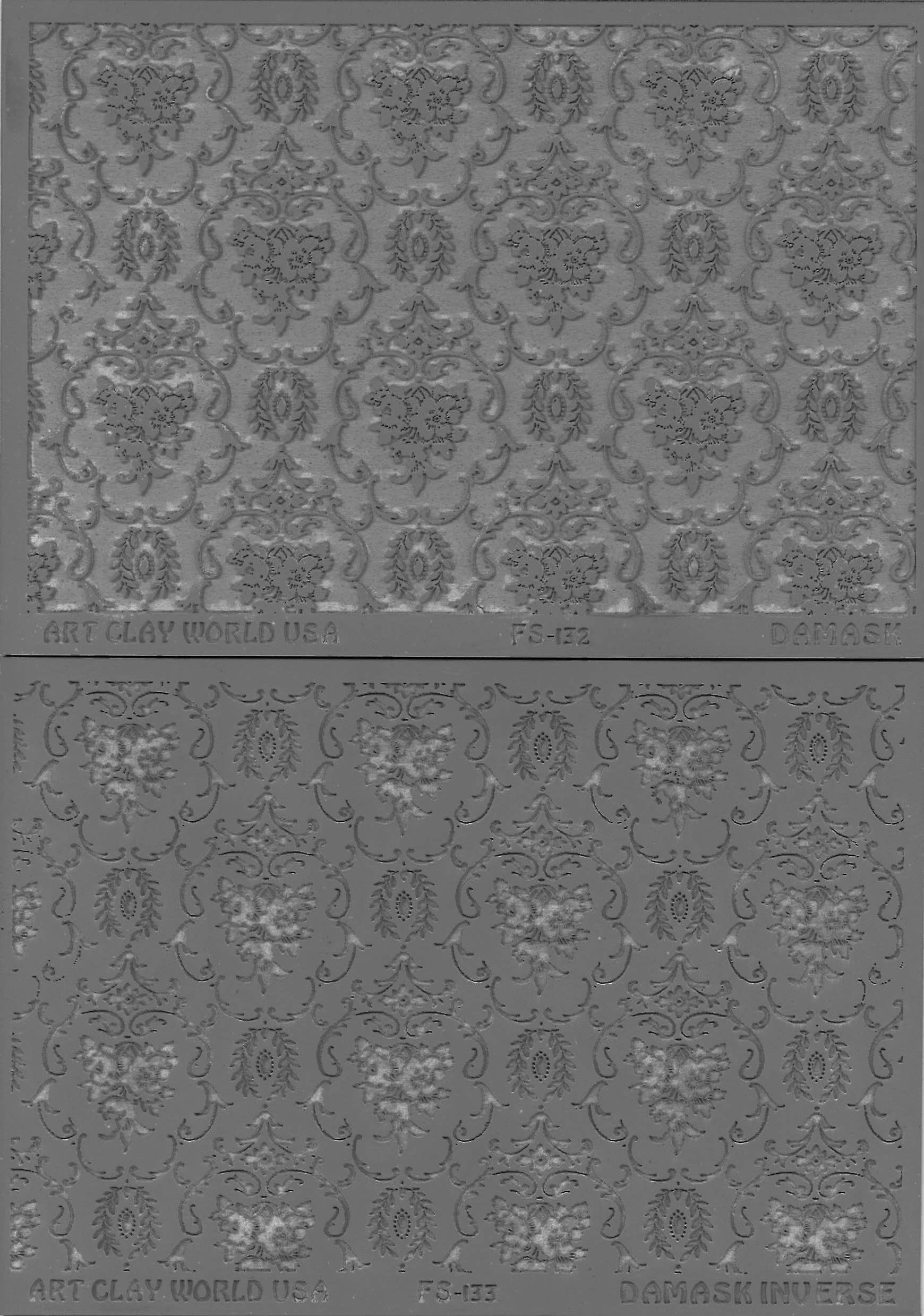 FlexiStamp Texture Sheet Set Damask Set2 pc.