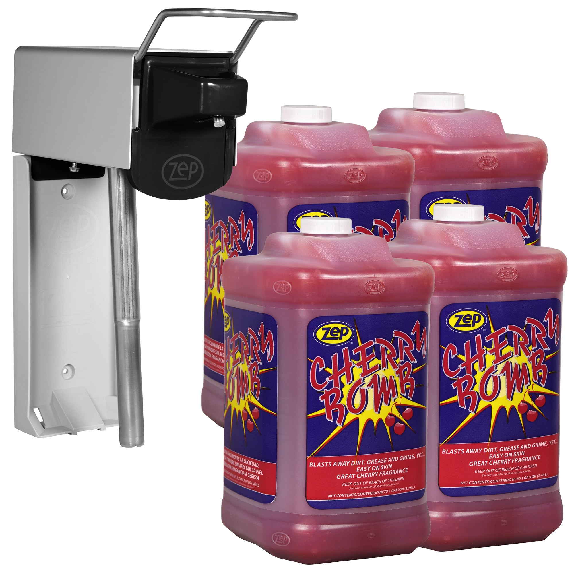 Amazon.com: Zep Cherry Bomb Hand Cleaner and Zep D-4000 Hand Soap